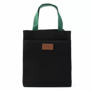 A 블랙 에코토트백 25X28.5CM 캔버스손가방 초등학생에코백 캔버스에코백 소형에코백