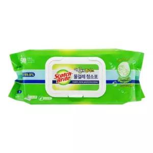 3M 물걸레 청소포 더블액션 대형 20매 일회용 물티슈 37 20cm