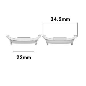 삼성 갤럭시 워치 울트라 47mm용 1쌍 어댑터, 워치밴드 스트랩 커넥터, 울트라 2 22mm 24mm 밴드용 스테인