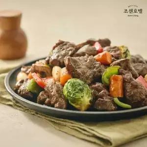 [하프클럽/조선호텔 ]한입 안심 찹 스테이크 430g x 4팩 (약 8인분)