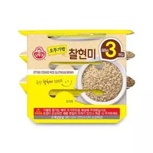 [오뚜기] 맛있는 오뚜기밥 찰현미 210g x 18개