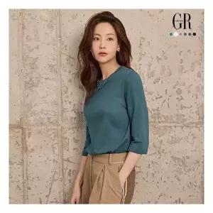 조르쥬 레쉬 26FW 퓨어코튼100 7부 티블라우스 6종 444836