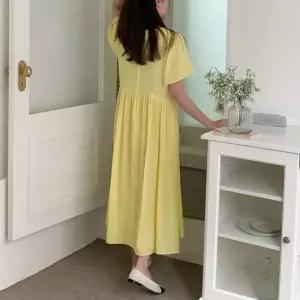 롱 원피스 반팔 루즈핏 홈웨어 파자마