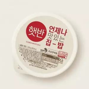 햇반 백미 작은공기 130g, 36입