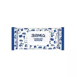 [NS홈쇼핑]크리넥스 소프트 엠보싱 물티슈 60매 x 1팩 BIG&WIDE[36125225]