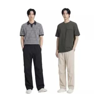 [폴햄](타임스퀘어점리빙관)남성) 파라슈트 와이드 밴딩 팬츠 PHG2PP1029