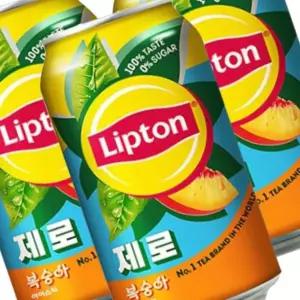 립톤 아이스티 제로슈가 복숭아 355ml x 48캔