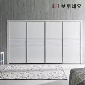 보루네오 E0 웨인스코팅 로망 슬라이딩 붙박이장 30cm