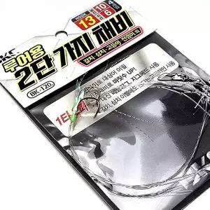 백경 BK-120 루어용 2단 가지 채비 갈치 삼치 고등어