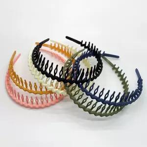 잔머리 고정 빗살 머리띠 LM-1001513 헤어밴드 심플머리띠