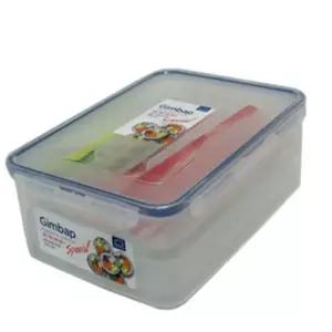 김밥용기 2.6L 사각밀폐용기 유리밀폐 보관