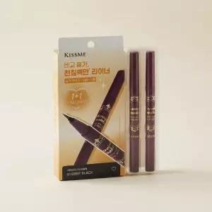 [마지막수량/8월 픽 1+1기획] 키스미 스무스 리퀴드 아이라이너 N (3 color) (단품/기획)