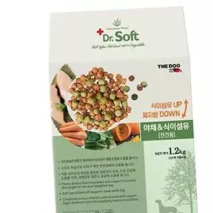강아지 사료 더독 닥터소프트 야채 식이섬유 전견용