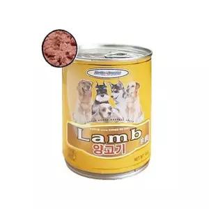 강아지 캔사료 양고기 400g 습식 통조림 간식