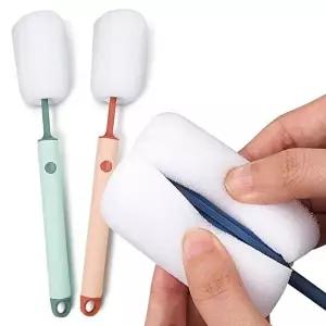 고품질 병솔 스펀지 병솔 세척솔 브러쉬 솔 텀블러 물병 젖병 병 병솔 병솔브러쉬 물병세척솔 WFQ7XWB