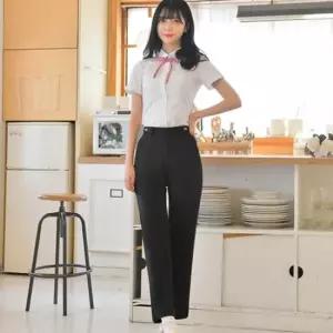 교복몰 (허리조절 하복)스판 블랙 교복바지 교복