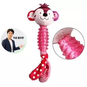 지금 필요한 강아지물어오기 토이 핸들 터그놀이 관리 1P 강아지 덴탈 원숭이