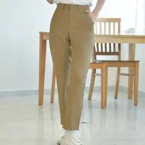 교복몰 (하복)스판 베이지 교복바지(여자) 교복 학생