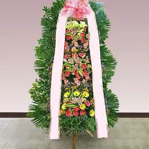 축하화환3단 고급-중급 꽃배달서비스