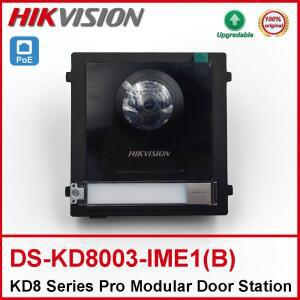 Hikvision 2MP IR HD 피쉬 아이 DS-KD8003-IME1(B) 표준 POE 비디오 인터콤 모듈 도어 스테이션 초인종 메