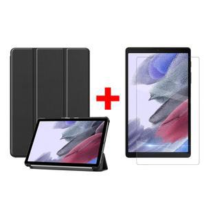 1+1 갤럭시탭A7라이트 8.7 북커버 케이스+강화유리 액정보호필름1장 SM-T220 SM-T225 SM-T225N 삼성 Lite