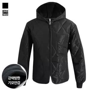 [하프클럽/] 남자 패딩 깔깔이 후드 방한 기모점퍼 경량패딩 작업복 데일리