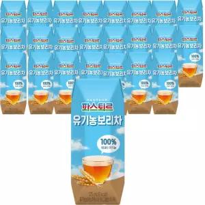 파스퇴르 유기농 보리차 125ml 24팩