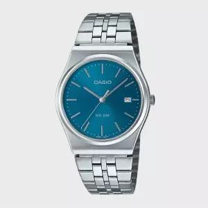 [카시오]CASIO 카시오 MTP-B145D-2A2 레트로 블루 미니멀 메탈 손목시계