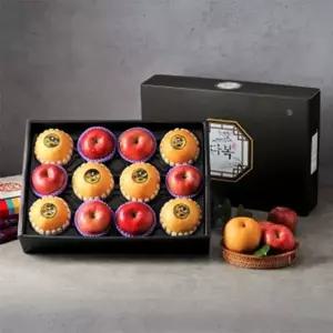 [착한식탁]명절선물세트 사과배 혼합 선물세트 1호 5kg (배6과+사과6과)