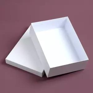 로랑마켓 스페셜 모던 선물상자 33.5x23.5cm 화이트 외국인 고급 다용도 행사 크리스마스 생일 리본 포장