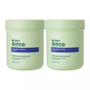 그린핑거 힘센보습 에센셜 크림 500g x 2 신생아 아기 유아 어린이 피부 저자극 겨울 고보습 대용량 코스트