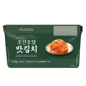 신세계푸드 피코크 조선호텔 맛김치 1.9kg×1개 밀봉