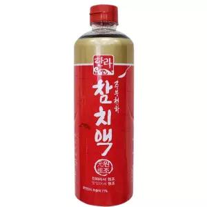 한라식품 한라 참치액 500ml 참치액젓 맛간장 다시 국물