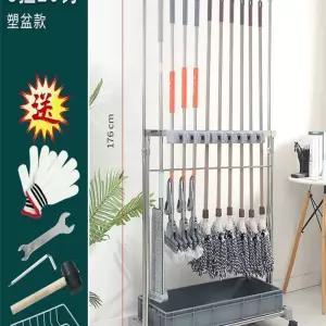 대걸레걸이 거치대 마대 청소도구 빗자루 보관함
