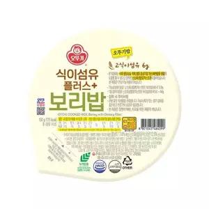 [오뚜기]밥 식이섬유 플러스 보리밥 130g 18개[35949408]