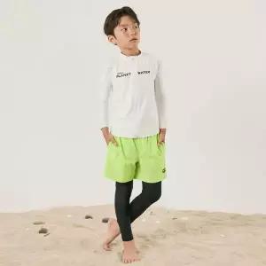 아레나 KIDS 플레닛 아동 레저 집업 래쉬가드 세트 A4BB1BS03WHT