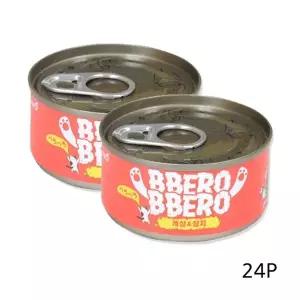 [하프클럽/셀럽하우스]고양이 참치 게살캔 80g 24P 소프트 습식 사료 통조림