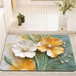3D 325HSI70 규조토 발 매트 빨아쓰는 주방 샤워 욕실 매트