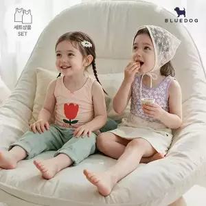 [블루독] 플라워 뱀부 2종런닝_PH (24W1050150)