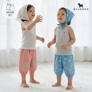 [블루독] 베이직 뱀부 2종런닝_MG (24W1050003)