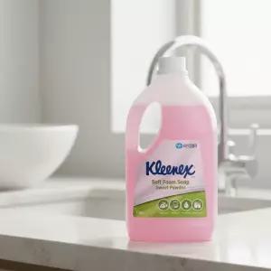 버블핸드워시 스윗파우더향 1.95L X 1개 거품핸드워시