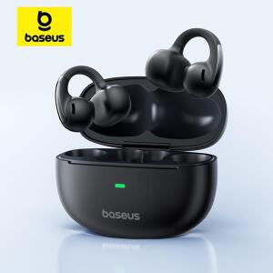 Baseus Bowie MC1 이어 클립 무선 이어폰, 블루투스 5.4, 오픈 헤드폰, 스포츠 이어버드, IP57 방수 AI 베
