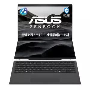 ASUS 젠북 듀오 UX8407AA-SN510W 울트라 X9-378H RAM 32GB 1TB ARC그래픽 Win11 터치 노트북