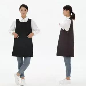 [하프클럽/셀럽하우스]구김없는 포그니 투포켓 원피스형 앞치마