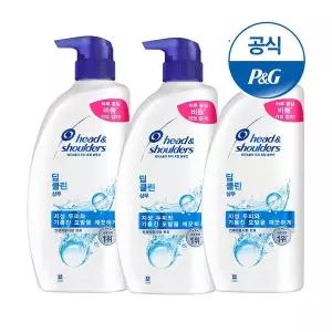 헤드앤숄더 헤드앤숄더 딥클린 샴푸 850ml 3개