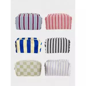 UNFOLD 스트라이프 테리 파우치 (라지)(42colors) 2349708