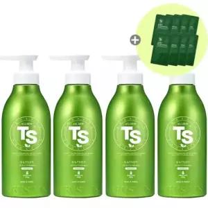 올뉴 TS 샴푸 500g 티에스 탈모샴푸 X 4개 + 6g 파우치 8개