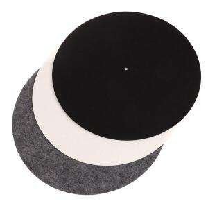 LP 비닐 레코드 오디오 교체 DIY 액세서리 Audiophile 두꺼운 턴테이블 매트 1PC 슬립 플래터 느꼈습니다