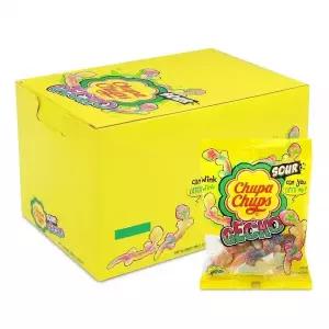 ( )츄파춥스 젤리 사워 게코 도마뱀젤리 90g x 12개 1통 사우어