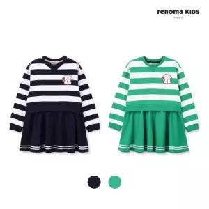 [충주모다]스트라이프 맨투맨 원피스( R2415O604)CJ